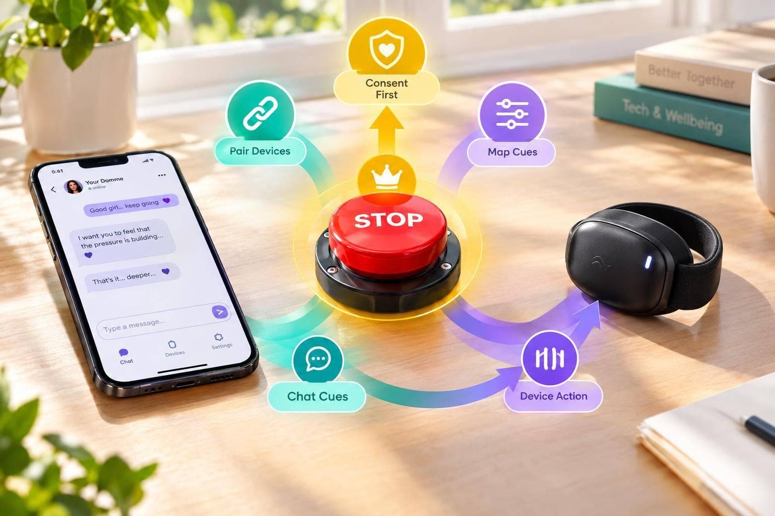 How AI Syncs Toys with Domme Chat